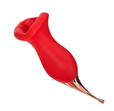 Rose sucking licking vibrator